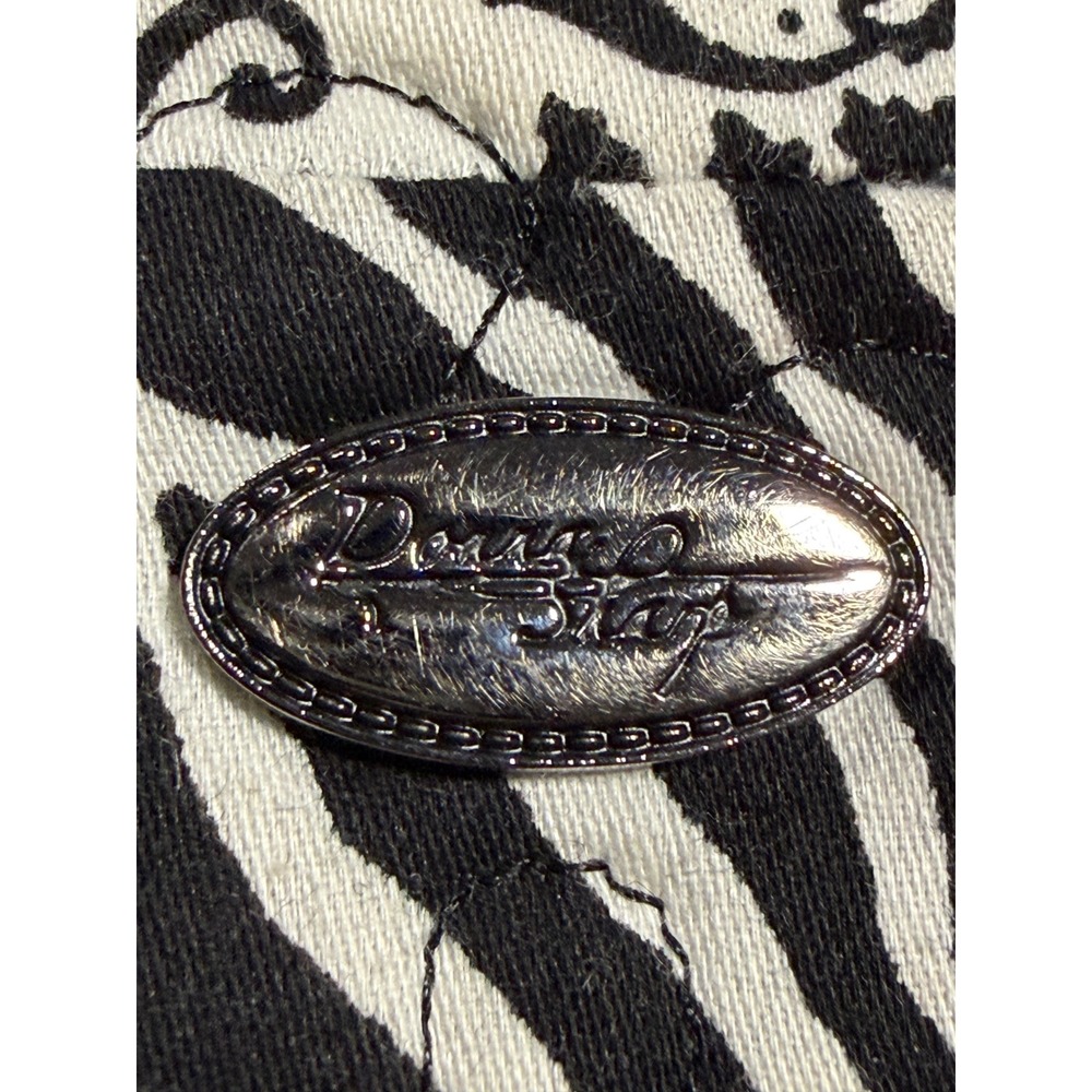 Donna Sharp Black White Patchwork Quilted Crossbo… - image 6